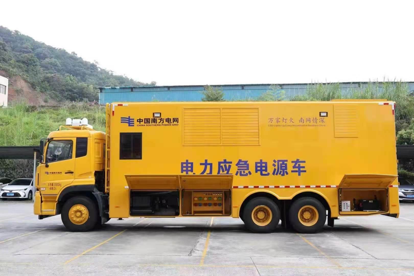 莱州安康大型柴油发电机发电车UPS电源出租租赁